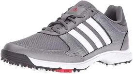 adidas Men's Tech Response Golf Shoe, Iron Metallic/White, 12 M US