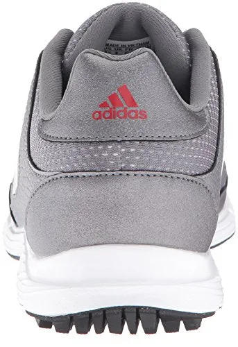 adidas Men's Tech Response Golf Shoe, Iron Metallic/White, 12 M US