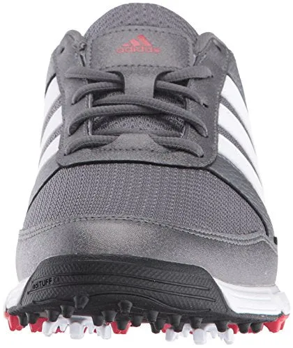 adidas Men's Tech Response Golf Shoe, Iron Metallic/White, 12 M US