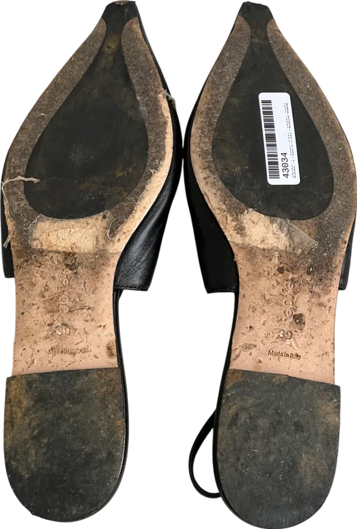 AEYDE Black Slingback Pump UK 6 EU 39 👠