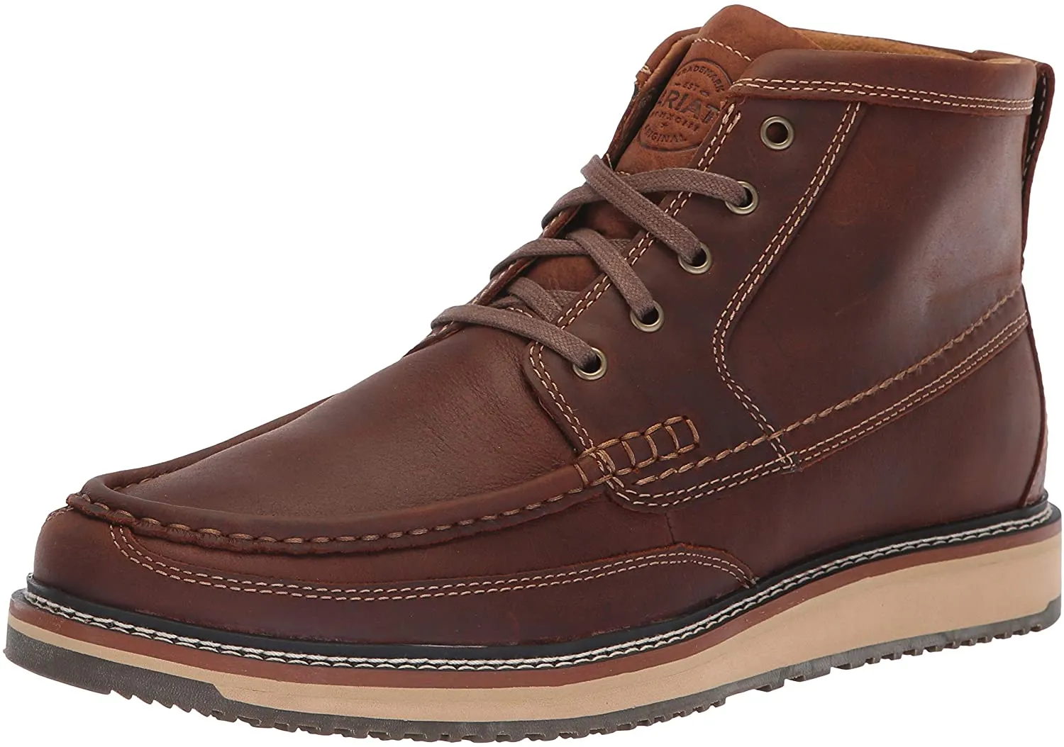 Ariat Mens Lookout Western Leather Chukka Boots