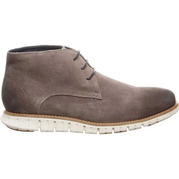Bearpaw Men's Gabe Chukka Boot Gray II Cow Suede