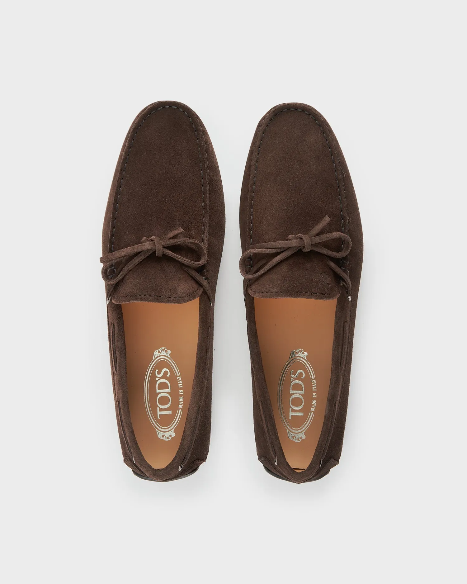 Brown Suede Driving Shoes