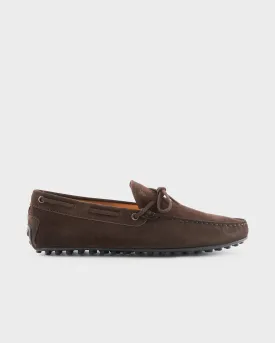 Brown Suede Driving Shoes