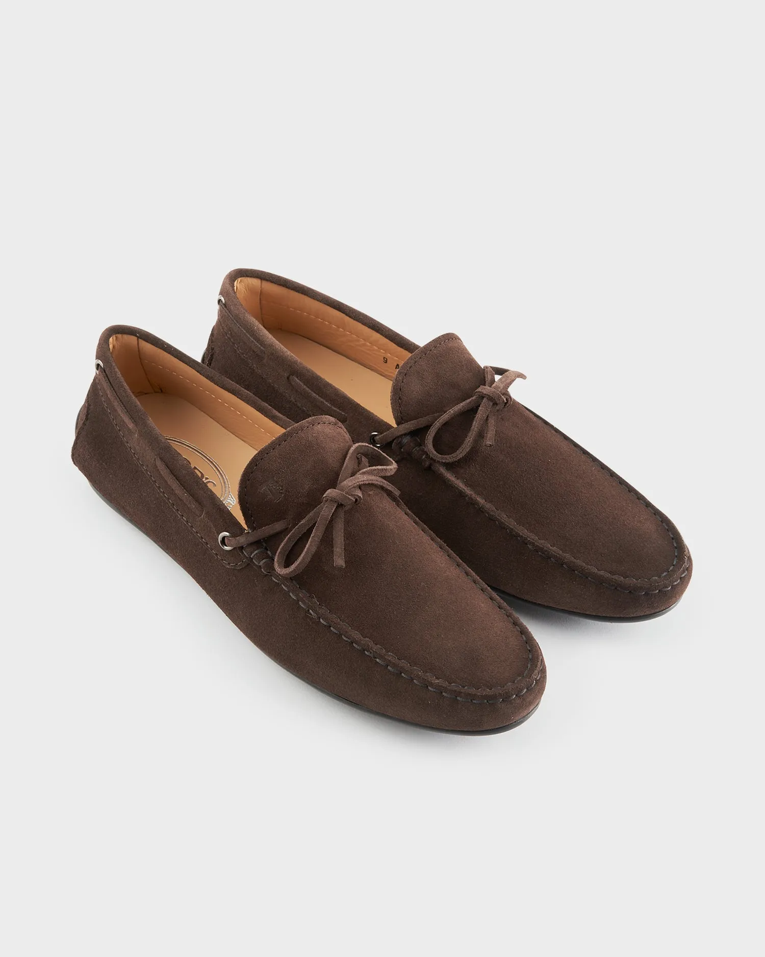 Brown Suede Driving Shoes