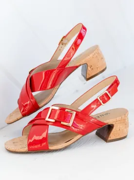 Clovis Red Patent by Vaneli