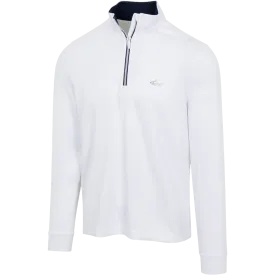 Coastal Tech Quarter Zip - White