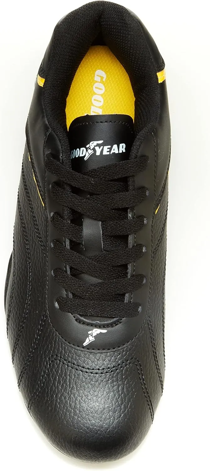 Goodyear Mens Ori Racer Sneaker  Low-Top Sneakers, PU Leather & Mesh Lining