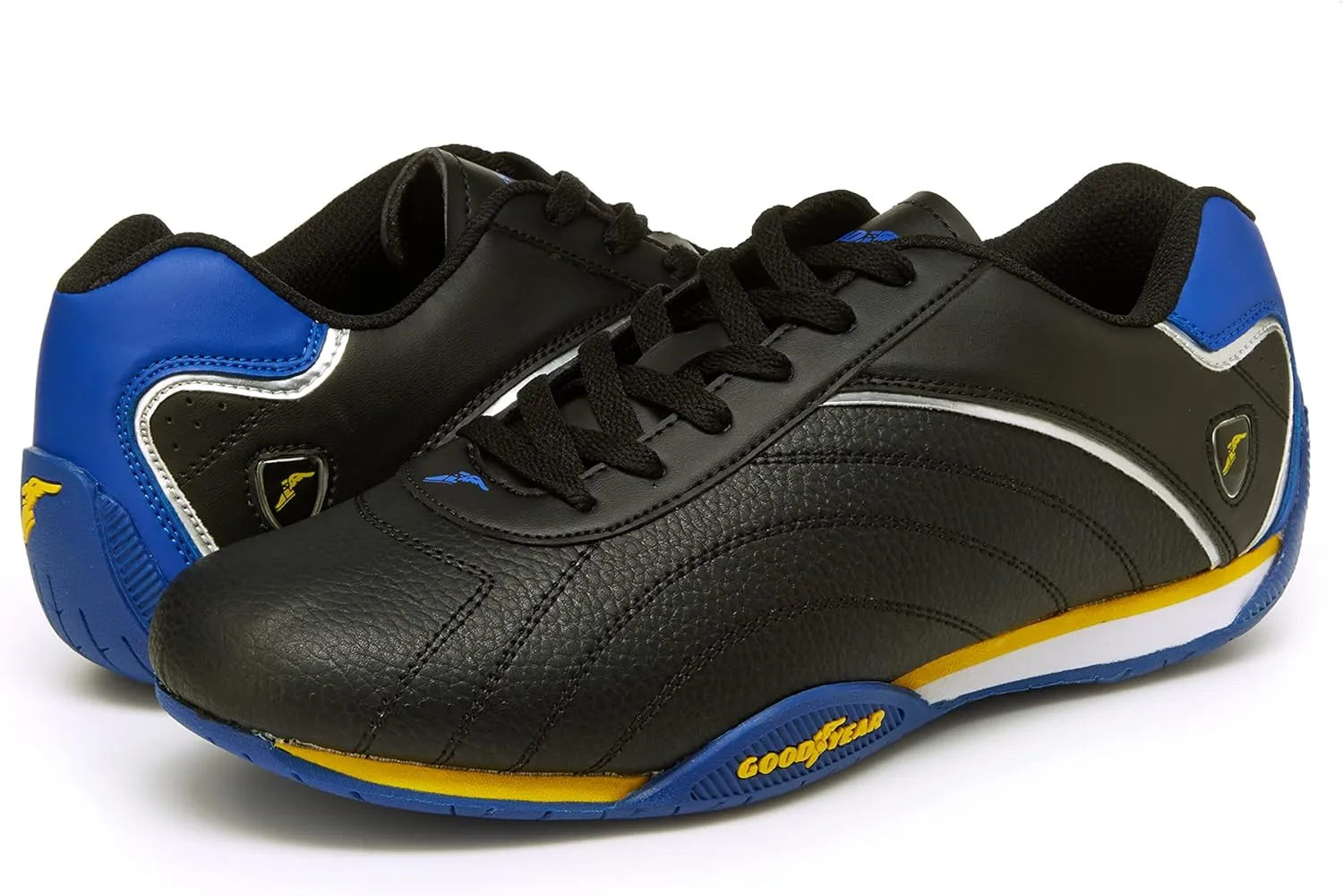 Goodyear Mens Ori Racer Sneaker  Low-Top Sneakers, PU Leather & Mesh Lining
