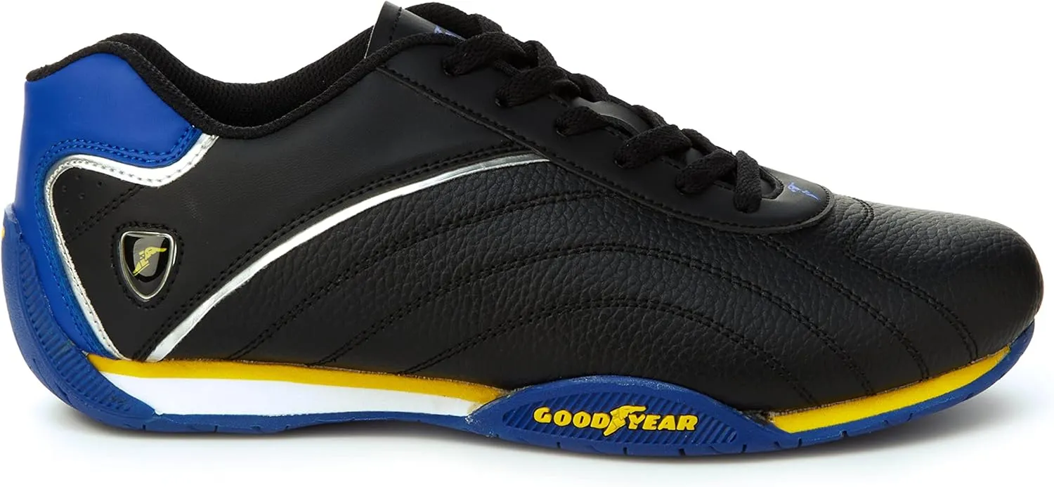 Goodyear Mens Ori Racer Sneaker  Low-Top Sneakers, PU Leather & Mesh Lining