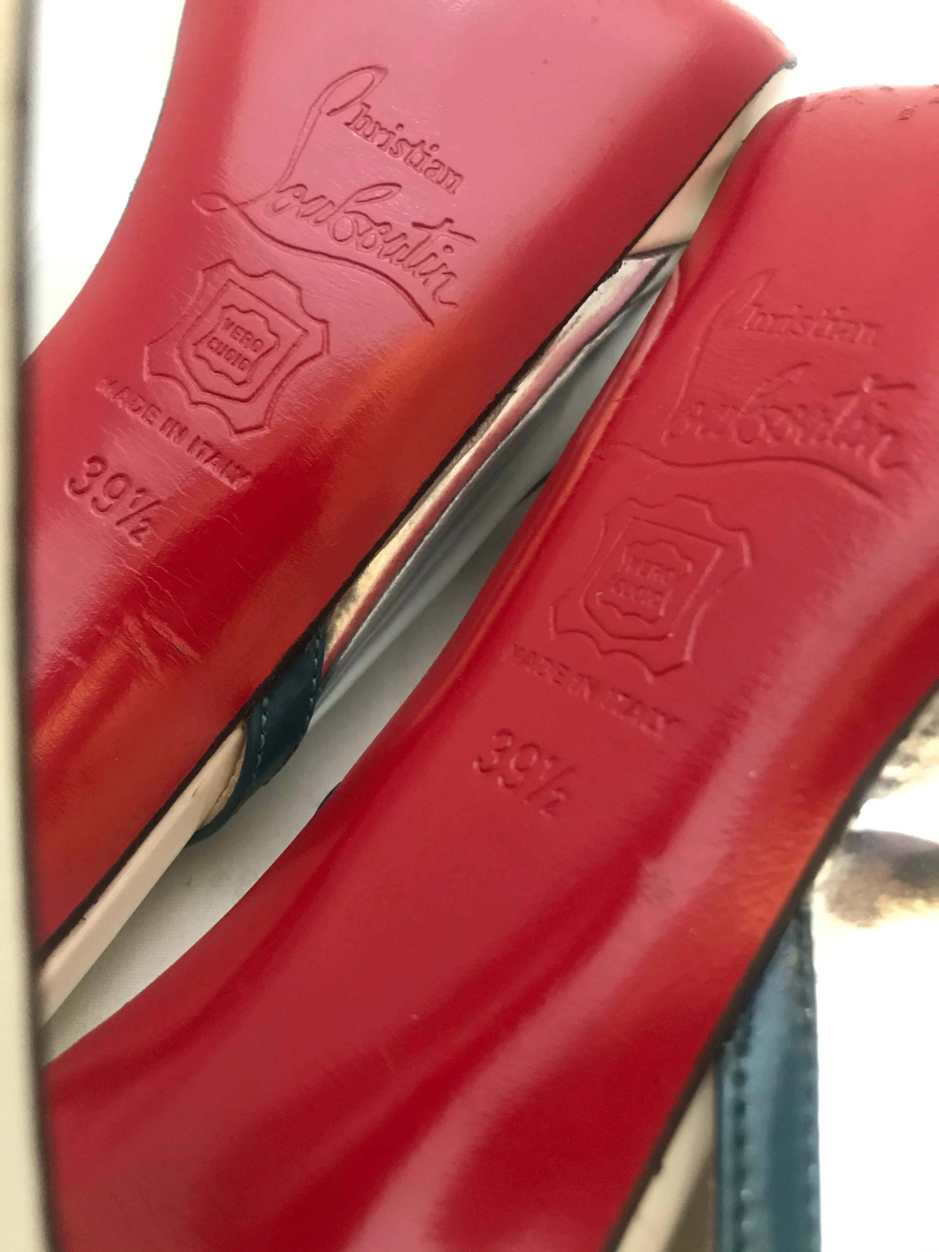 Metallic Fox Trot Slingbacks