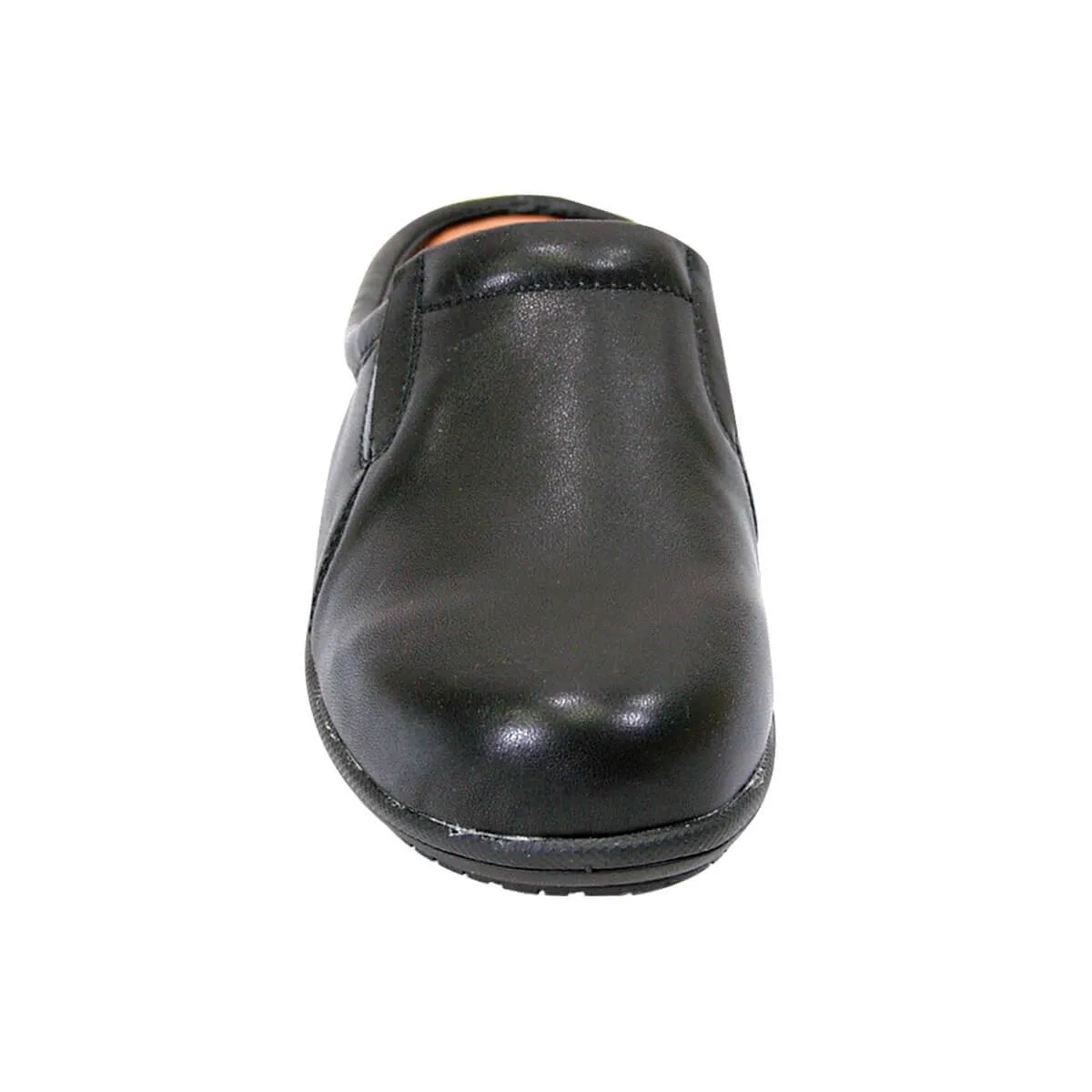 PEERAGE Mary Women's Wide Width Leather Clogs