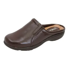 PEERAGE Mary Women's Wide Width Leather Clogs