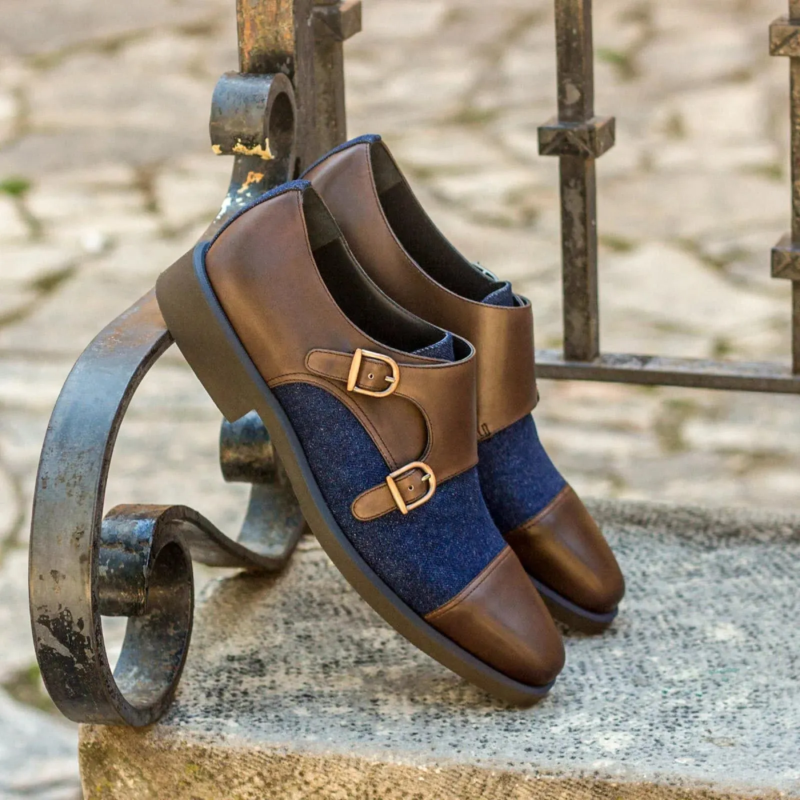 Sander Double Monk Shoes