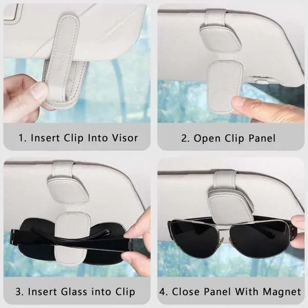 TeoX - Multifunctional clips for sun visor in car