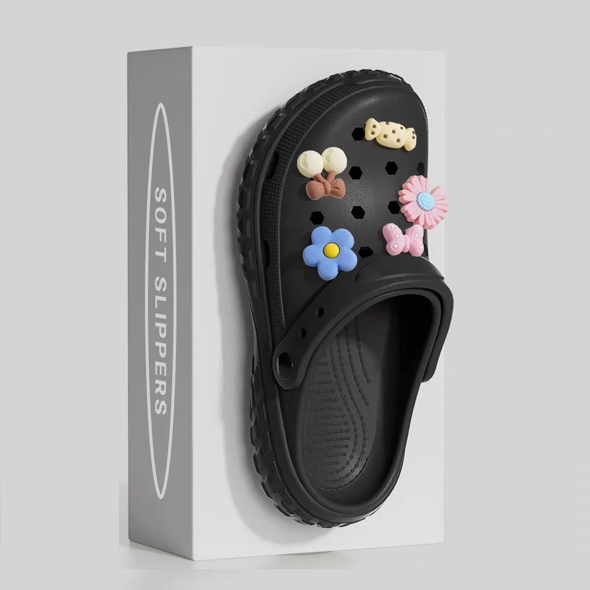 Unisex Summer Slipper Clogs Funny Dog Cute Cloud Print Beach Sandals for Home & Outdoor