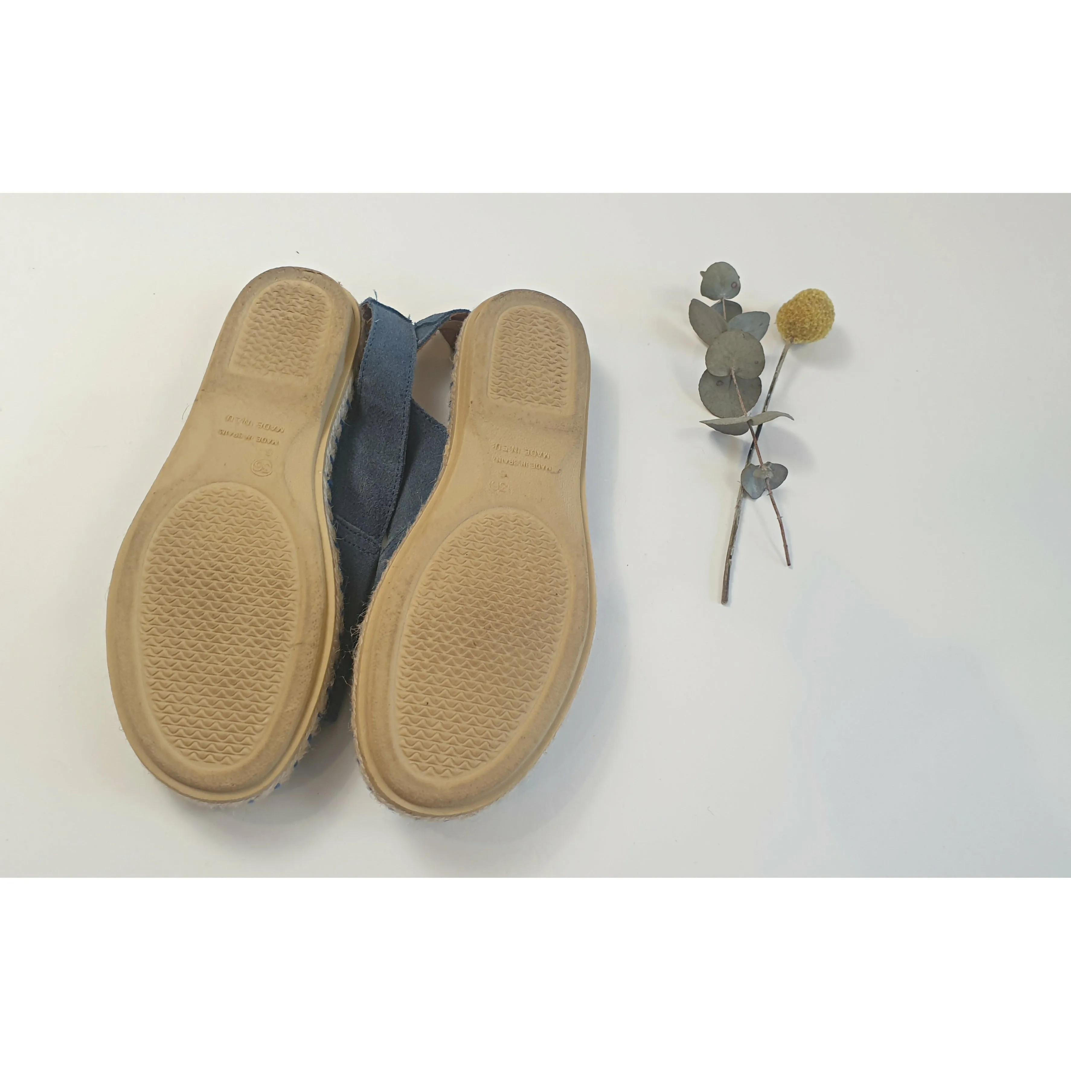 Verbenas blue suede slingback shoes size 36
