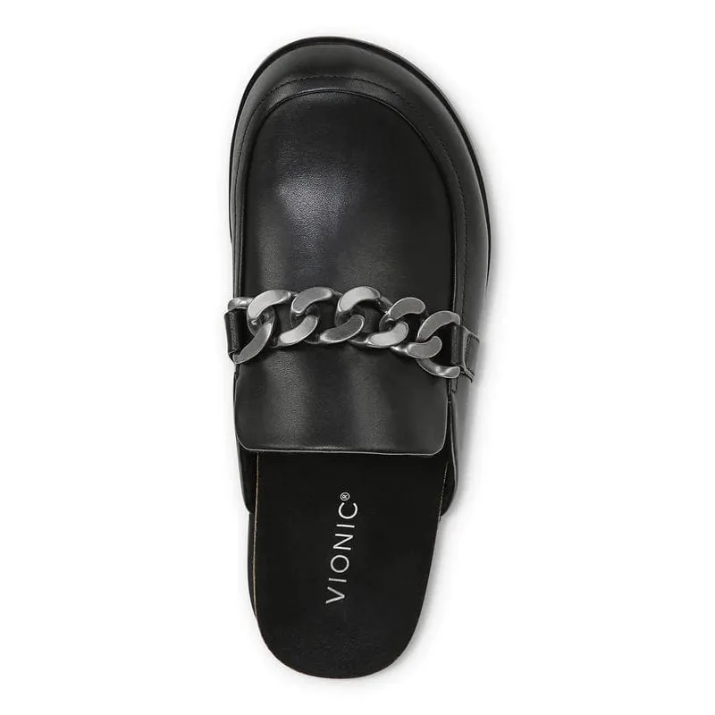 Vionic Women's Georgie Mule Clogs- Black