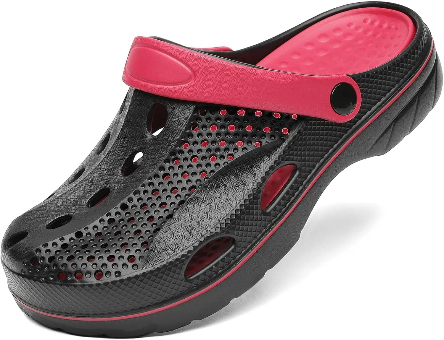 VZQ Women and Men Arch Support Clogs Slip-on Garden Shoes Outdoor Beach Slippers Sandals with Plantar Fasciitis Feet Cushion Insoles