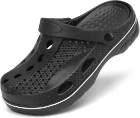 VZQ Women and Men Arch Support Clogs Slip-on Garden Shoes Outdoor Beach Slippers Sandals with Plantar Fasciitis Feet Cushion Insoles