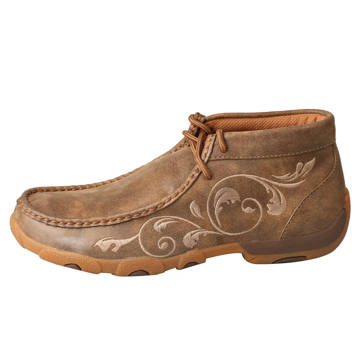 Women’s Twisted X Chukka Driving Moc (Embroidered) – Classic Style & Lasting Comfort