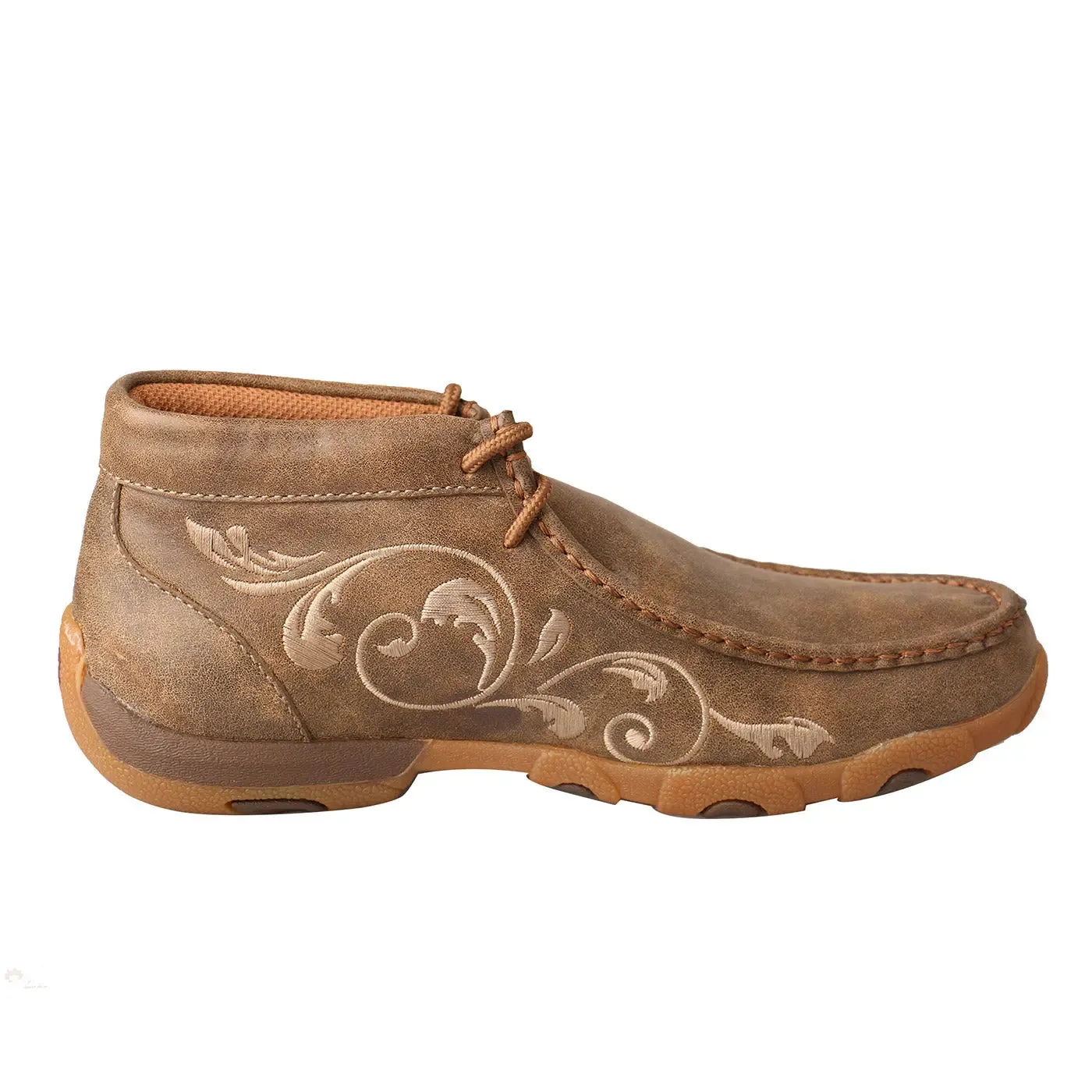 Women’s Twisted X Chukka Driving Moc (Embroidered) – Classic Style & Lasting Comfort